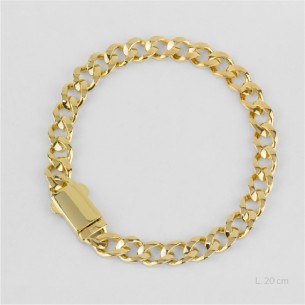 Pulsera de Plata de Ley | 8 mm | L.20 cm