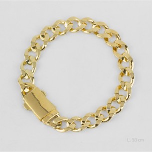 Pulsera de Plata de Ley | 10 mm | L.18 cm