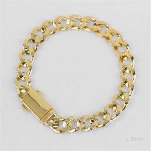 Pulsera de Plata de Ley | 10 mm | L. 20 cm