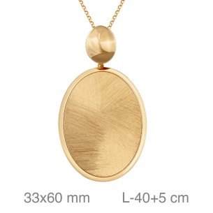 Gargantilla Plata de Ley Dorada 2