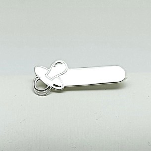 Alfiler Bebé Liso Chupete