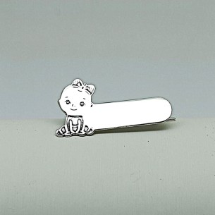 Alfiler Bebé Liso Niña