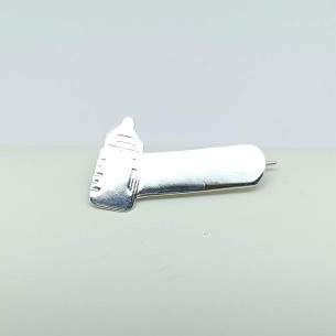 Alfiler Bebé Liso Biberón