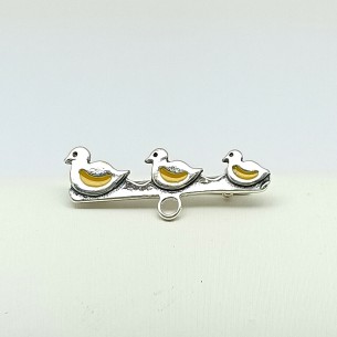 Alfiler Bebé Esmalte Patitos