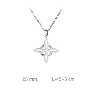 Gargantilla Acero Nudo de Brujas 2