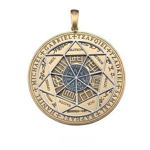 Colgante Plata Arcángeles 32 mm