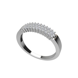 Sortija Plata con Circonitas