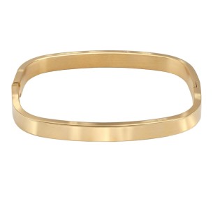 Pulsera Acero Dorado Rígida