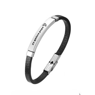 Pulsera Acero (Te Quiero Papá)