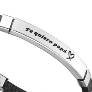 Pulsera Acero (Te Quiero Papá) 2